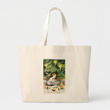 Vintage Christmas Tote Bag
