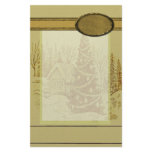 Vintage Christmas Tree Personalized Stationery