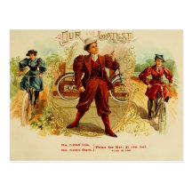 Vintage Cigar Box Label Postcard