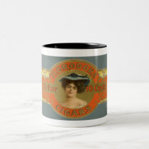 Vintage Cigar Label Mug
