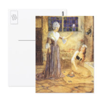 Vintage Cinderella and Fairy Godmother Fairy Tale