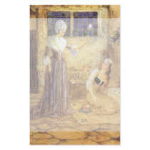 Vintage Cinderella and Fairy Godmother Fairy Tale