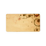 Vintage circles Avery Label
