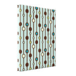 Vintage Circles Stretched Canvas Print