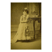 Vintage Circus Freak Midget Woman Stationery