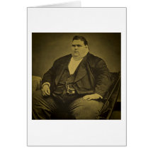 Vintage Circus Freak Sideshow Fat Man Cards