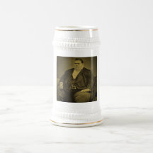 Vintage Circus Freak Sideshow Fat Man Mugs