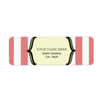 Vintage Circus Inspired Address Label