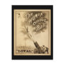 Vintage Circus Poster Human Canon Ball circa 1879 Post Card