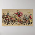 Vintage Circus Procession Posters