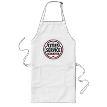Vintage Cities Service koolmotor sign Aprons