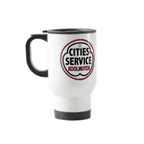 Vintage Cities Service koolmotor sign Coffee Mugs
