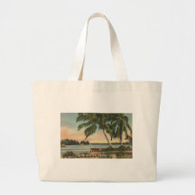 Vintage coconut palms bags