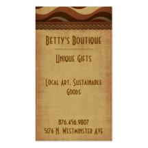 Vintage Coffee Business Card