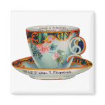Vintage Coffee Cup Refrigerator Magnets