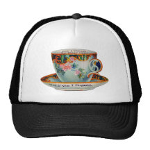 Vintage Coffee Cup Mesh Hat