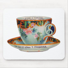 Vintage Coffee Cup Mouse Pads