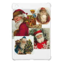 Vintage Collage Santa iPad Mini Cover