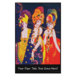 Vintage Colourful Deco Women with Jewellery flyers