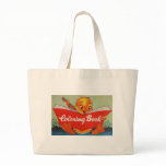Vintage Colouring Book w/Chick Canvas Bags