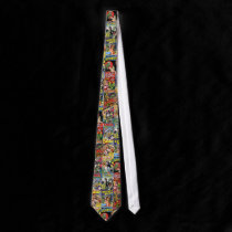 Vintage Comic Print ties