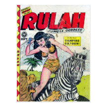 Vintage comic strips - post card