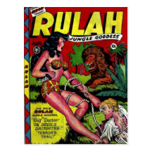 Vintage comic strips - post card