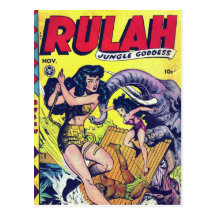 Vintage comic strips - postcard