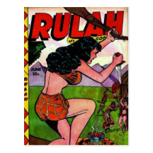 Vintage comic strips - postcard