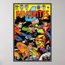 Vintage comic strips - posters