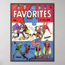 Vintage comic strips - posters