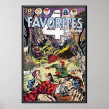 Vintage comic strips - posters