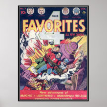 Vintage comic strips - posters