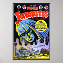Vintage comic strips - print