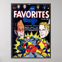Vintage comic strips - print