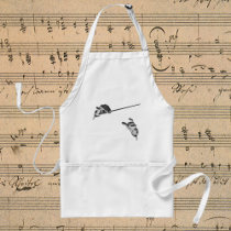 Vintage Conductor's Hands with a Baton Aprons