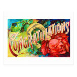 Vintage Congratulations Post Card