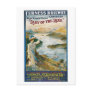 Vintage Coniston Water, Furness railway travel ad Postcards