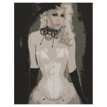 Vintage Corset Art Customizable Paper letterhead