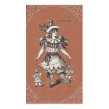 Vintage Costume Designer / Vintage Clothing Shop Business Cards
