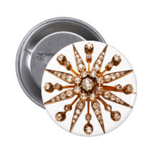 Vintage Costume Jewellery Rhinestones Diamonds Button