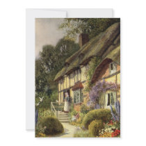 Vintage Country Cottage or Bed and Breakfast Inn Custom Announcements