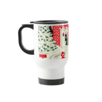 Vintage Countryside Greetings Travel Mug