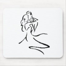 Vintage Couple Dancing Mouse Pad