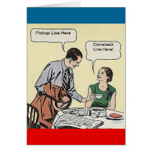Vintage Couple Template Pickups & Comebacks Card