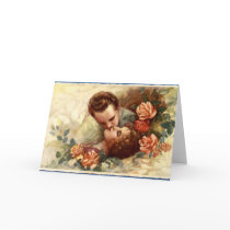 Vintage Couple Valentine Greeting Card