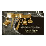 vintage couture dressmaker business cards