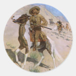 Vintage Cowboy, The Scout by Remington Stickers