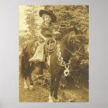 VINTAGE COWGIRL 52 X 72  POSTER NOW AVAILABLE