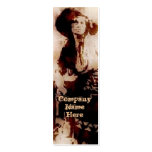 Vintage Cowgirl Grunge Bookmark Business Cards